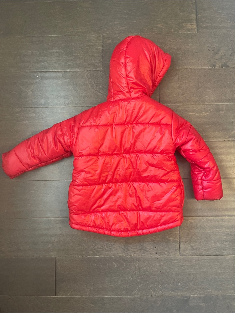 Minnie Red Hooded Puffer Jacket for Kids - Picture 2 of 4